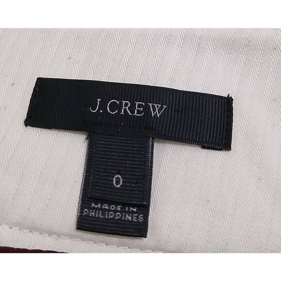 J crew women size 0 wool tweed plaid A-line mini skirt houndstooth pink - Picture 5 of 6